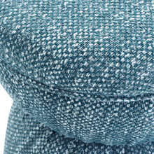 Tomlin Ruched Performance Fabric Game Ottoman
