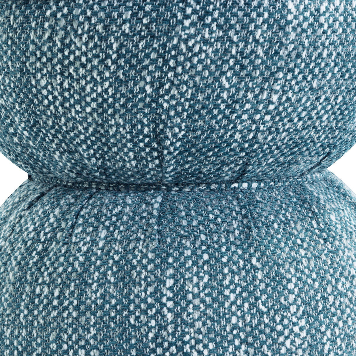 Tomlin Ruched Performance Fabric Game Ottoman