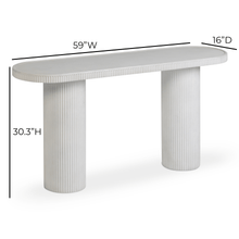 Darcy 59" Concrete Indoor/Outdoor Console Table