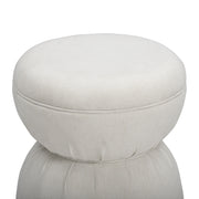 Tomlin Ruched Performance Fabric Game Ottoman