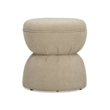 Tomlin Ruched Performance Fabric Game Ottoman