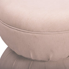Tomlin Ruched Performance Fabric Game Ottoman