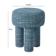 Claire Textured Accent Stool
