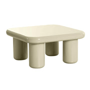Memphis 33.5" Glossy Square Coffee Table