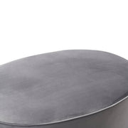 Scarlett Performance Velvet Oval Ottoman
