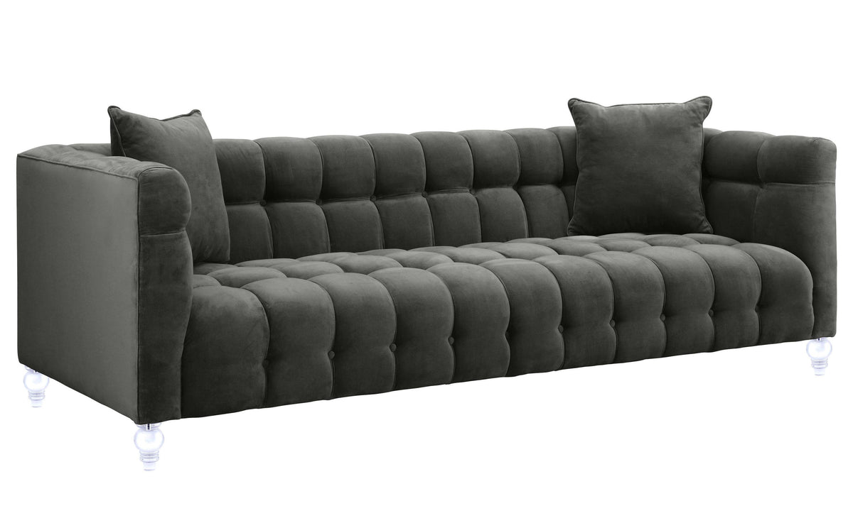 Bea 91" Performance Velvet Tufted Sofa