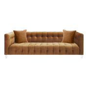 Bea 91" Performance Velvet Tufted Sofa