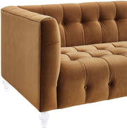 Bea 91" Performance Velvet Tufted Sofa
