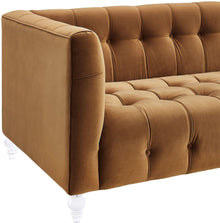 Bea 91" Performance Velvet Tufted Sofa