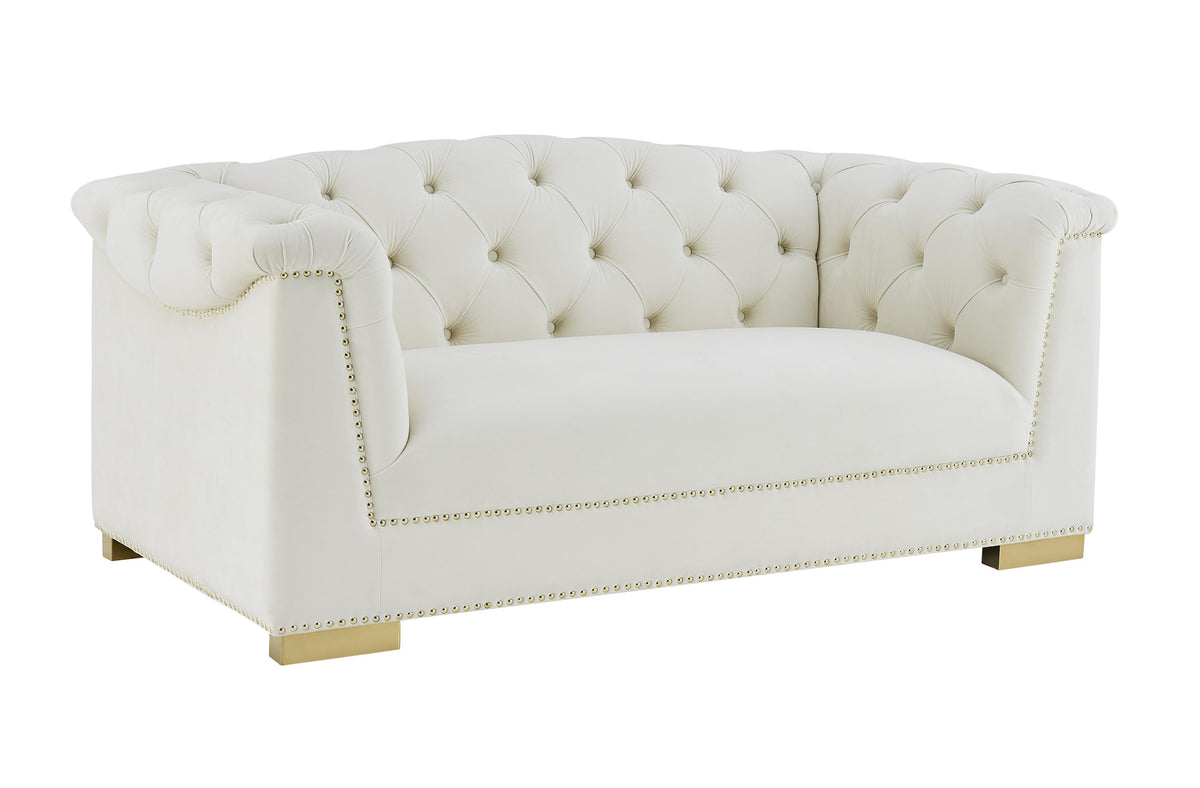 Farah 69" Performance Velvet Loveseat by Inspire Me! Home Decor