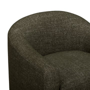 Thao Contract-Grade Basketweave Fabric Swivel Accent Chair