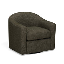 Thao Contract-Grade Basketweave Fabric Swivel Accent Chair