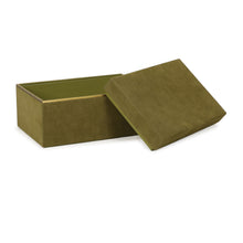 Pisa Green Vegan Suede Contract-Grade Storage Box