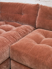 Prima Armless Corner Sofa in Ginger