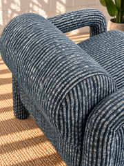 Verona Lounge Chair in Slate Blue