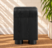 Pair of Vivienne One Drawer Nightstands in Charcoal
