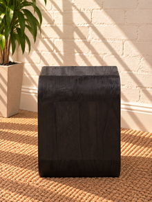 Walter Side Table in Midnight Cafe