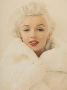 Marilyn Monroe photograph in all mink vintage