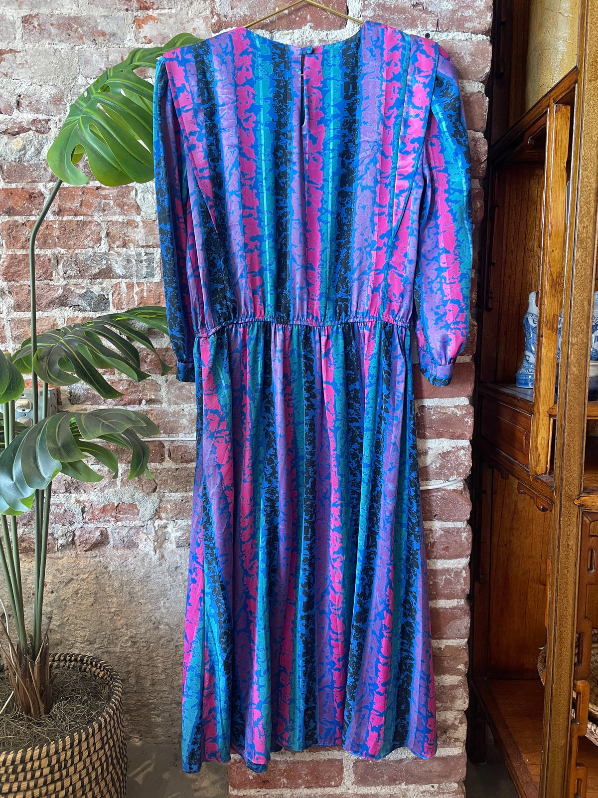 Color Splash Satin Dress