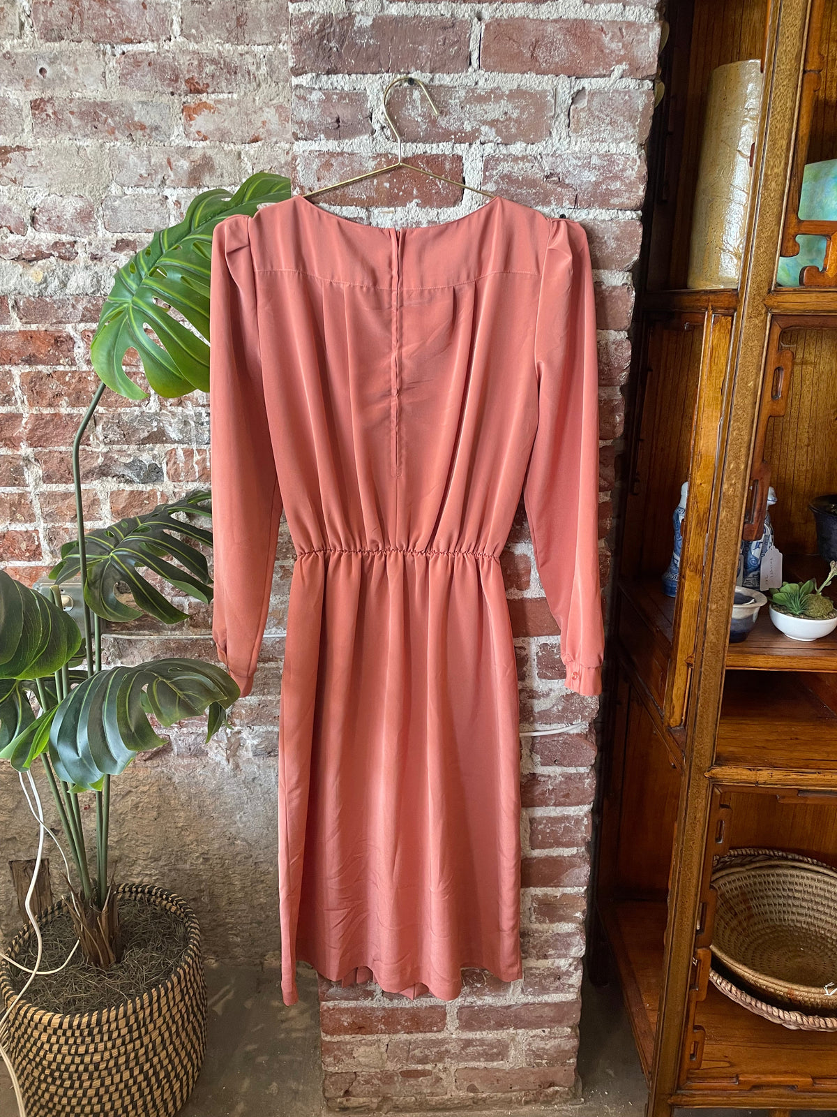 Pleated Pink Dress