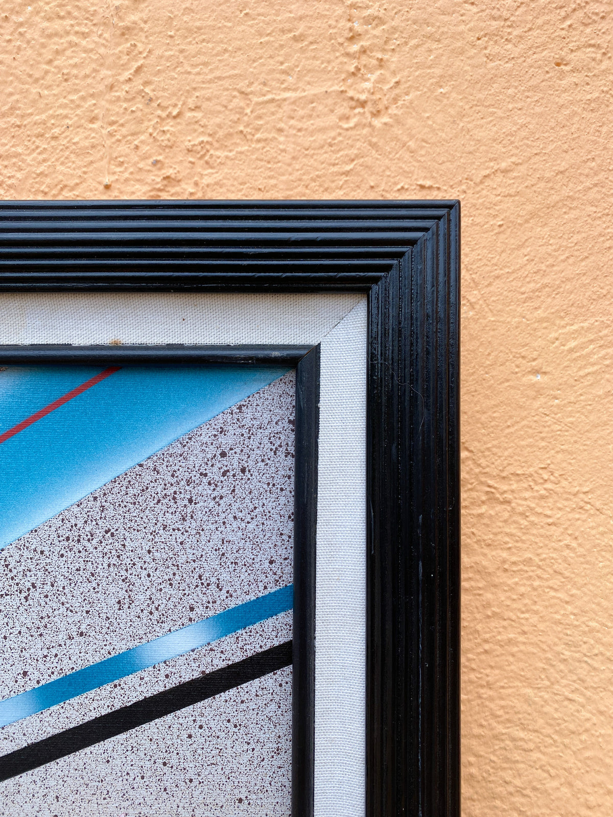 Vintage Post Modern Abstract Painting