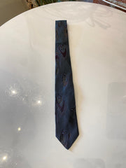 Vintage Blue and Purple Tie