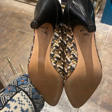 Vintage Stephane Kelian Gold Woven Heels (S6.5)