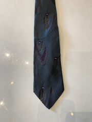 Vintage Blue and Purple Tie