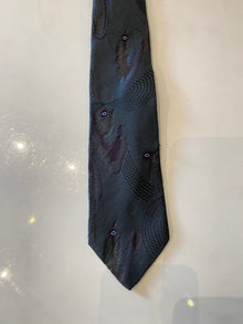 Vintage Blue and Purple Tie