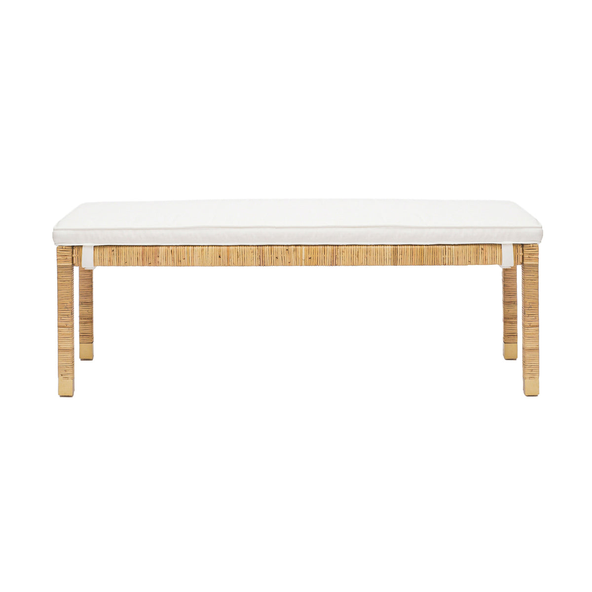 Amara 50" Rattan Bench