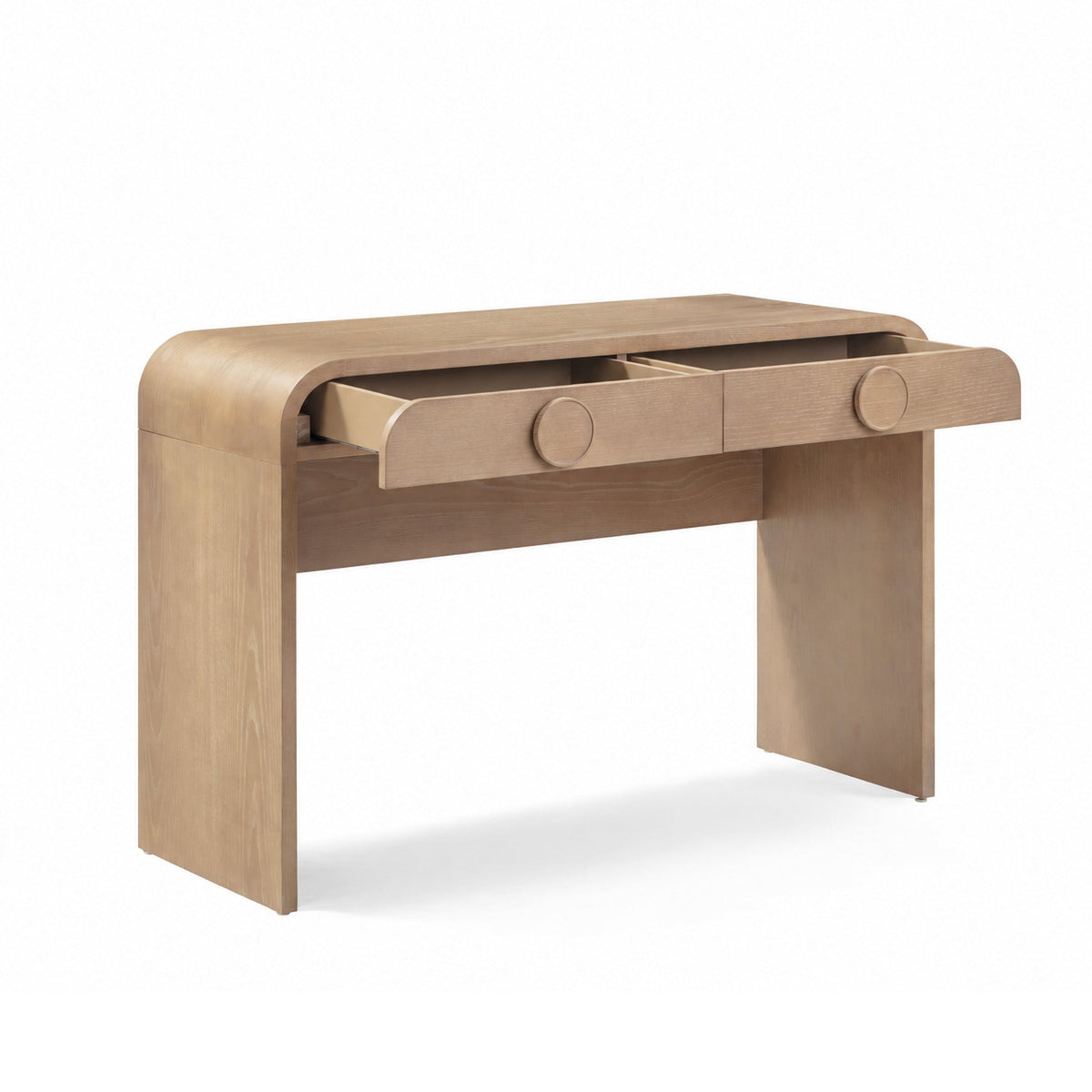 Moonrise 48" Natural Ash 2-Drawer Desk