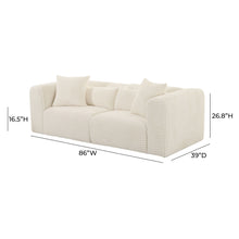 Tarra 86" Modular Loveseat