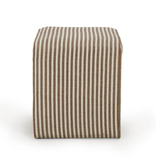 Byron Square Cotton Jute Ottoman