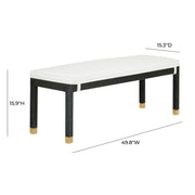 Amara 50" Rattan Bench