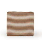 Byron Square Cotton Jute Ottoman