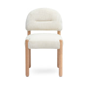 Bruno Thick Performance Chenille Arched Back Dining Chair