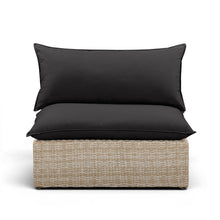 Cali Performance Fabric & Wicker Outdoor Armless Chair