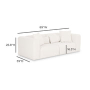 Tarra 86" Modular Loveseat