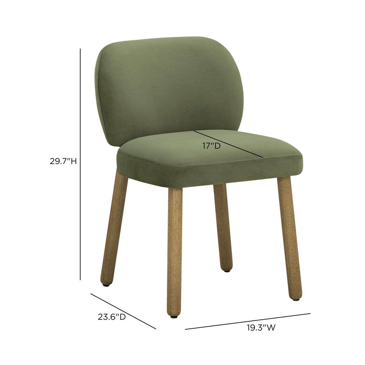 Foxy Performance Fabric Dining Chair