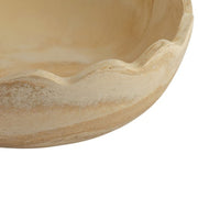 Holly Scalloped Resin Salad Bowl