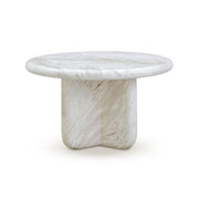 Juju Faux Marble Indoor/Outdoor Round Coffee Table (24"-32")