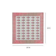 Crissy Cotton Canvas Printed Napkins - Set of 4