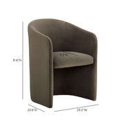 Seraphina Performance Velvet Dining Chair