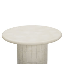 Fafo Beige Indoor/Outdoor Concrete Side Table