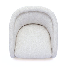 Clarke Cream Performance Boucle Swivel Accent Chair