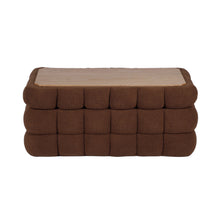 Anita 39" Faux Shearling Storage Bench With Reversible Tray Top