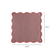 Crissy Cotton Canvas Printed Napkins - Set of 4