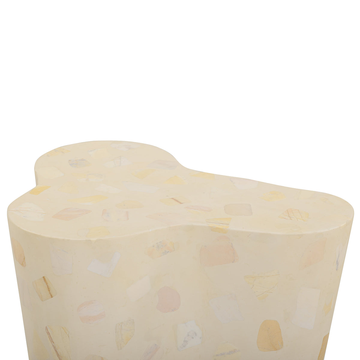 Slab Faux Terrazzo Indoor/Outdoor Side Table