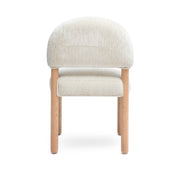 Bruno Thick Performance Chenille Arched Back Dining Chair