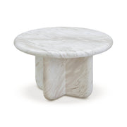 Juju Faux Marble Indoor/Outdoor Round Coffee Table (24"-32")
